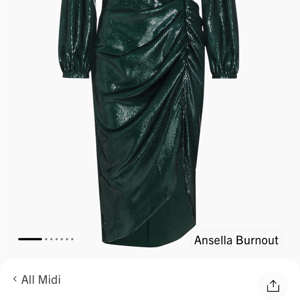 Amanda Uprichard Teal Dress